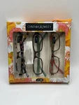 Cynthia Rowley Eyewear +1.50 Reading Glasses 3 Pair Floral Pattern Box. Fixed Price $19.95.