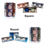 Optique Trifecta Reading Glasses Set, 2 Readers, 1 Blue Light & Cases. Fixed Price $14.99.