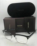New Tom Ford Reading Glasses Tf 5504 005 54-19 145 Black & Silver Frames Readers. Fixed Price $389.99.