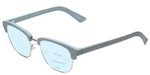 Book Club 1 Drew Over English Test Multi-focus Blue Light Eyeglasses In Sky 52MM. Fixed Price $59.95.