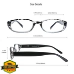 Visionglobal 4PK Blue Light Reading Glasses, Spring Hinge, Men/women, Black +.... Fixed Price $43.38.
