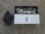 Sojos Retro Round Blue Light Blocking Glasses Anti Glare Animal Print. Fixed Price $10.00.