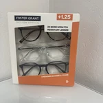 Foster Grant Reading 3 Pack- Glasses +1.25. Fixed Price $14.95.