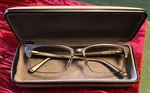 Mens Geoffrey Beene Eyeglasses Frames G434 Gun Brn 59-17-140 W/case Grey. Fixed Price $19.99.