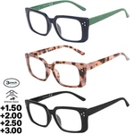Reading For Women Fashion 3 Pack Readers Style Trendy Eyeglasses New. Fixed Price $12.95.