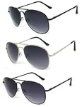 Classic Retro Metal Pilot's Inner Bifocal Sunglasses Readers UV400. Fixed Price $13.95.
