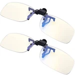 Yogo Vision Blue Light Clip Computer Glasses Video Gaming 58, 2 Pack. Fixed Price $20.51.