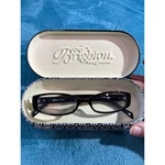 Brighton Girlie Bow Black Rectangular Reading Glasses A20283-140 With Case. Fixed Price $34.80.