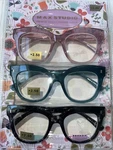 Max Studio Premium 3-PACK Reading Glasses Readers +2.50 New Authentic. Fixed Price $31.90.