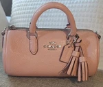 Coach Lacey Satchel Crossbody Bag Peachy /pink Adorable!. Fixed Price $145.00.