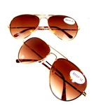 2 Pair Men Bifocal Tint Reading Glasses Classic Aviator Spring Temples + 4.00. Fixed Price $22.98.