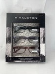 Halston Fashion 3 Pack +2.00 Multi Color Reading Designer Glasses Readers. Fixed Price $30.00.