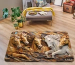 3D Carved Horse ZHUA2409 Game Non Slip Rug Mat Photo Carpet Vera. Fixed Price $36.22.