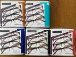 Foster Grant 3-PK Readers With 1 Case Limited Collection Reading Glasses 2 Tone). Fixed Price $10.99.