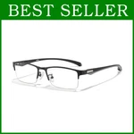 Men's Semi Rimless Blue Light Blocker Glasses - Sleek Design. Fixed Price $83.99.