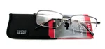 Foster Grant Titanium Reading Glasses With Soft Case T22 Gun - Choose Diopter. Fixed Price $17.99.
