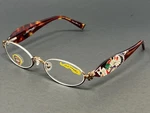 Ed Hardy EHR202 Tortoise 49MM Women's Half Rim Reading Glasses +150SKULLS Design. Fixed Price $115.50.