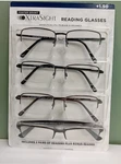 Xtrasight By Foster Grant Reading Glasses David + Pete (4 Pack). Fixed Price $19.99.