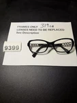 Coach HC6075Q Eyeglass Frames Black 5002 52-18-135. Fixed Price $34.97.
