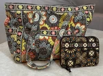 Vera Bradley Flower Shower Large Tote Bag & Brown E-reader Sleeve. Fixed Price $18.74.