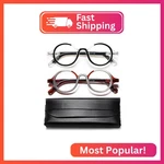 Ytdbns Retro Round Reading Glasses For And Women, Stylish Color Frame Design. Fixed Price $25.17.