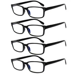 Kerecsen 4 Pack Reading Glasses For And Women With Spring Hinges, Lightwe.... Fixed Price $21.19.