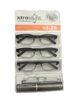 Xtrasight By Foster Grant Reading Glasses Rob Style + Classic (4 Pack). Fixed Price $19.99.