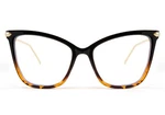 Feisedy Oversized Cat Eye Glasses Frame Blue Light 50MM, 006 Black Leopard. Fixed Price $35.90.