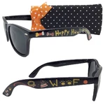 Hand-painted Halloween Sunglasses For Women Polka Dot Case Dog Mom Gift. Fixed Price $34.99.