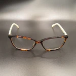 Lulu Guinness L896 Tortoise Striped Temple Women's Eyeglass Frames 53-14-135. Fixed Price $40.45.