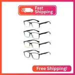 Jolisu 4 Pack Reading Glasses Men Blue Light Blocking With Spring Hinge, Anti Ey. Fixed Price $23.80.