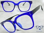 Oversize Classy Vintage Retro Reading Eye Glasses Readers Large Blue Frame +3.00. Fixed Price $13.94.