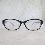 Mia Rae Abby Eyeglasses Frame Women's Blue Zebra Print Full Rim 54-16-135. Fixed Price $20.15.