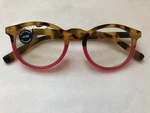 New Rumor Pink Tortoise Peepers Blue Light Filtering Reading Glasses +2.50. Fixed Price $19.99.