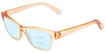 Book Club Tail Of Two Kitties Multi-focus Blue Light Glasses Crystal Orange 53MM. Fixed Price $59.95.