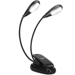 Music Stand Lights - 8 Led Book Light, Piano Clip On, Usb & Aaa Battery. Fixed Price $21.52.
