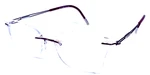Silhouette 5521 4040 Austria Dark Pink Rimless Eyeglasses Frame 17-135MM. Fixed Price $64.00.