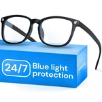 Gaoye Matte Black Blue Light Glasses For Computer & Gaming - Anti Uv Ray Lens.... Fixed Price $15.67.