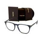 Tom Ford FT5937 090 Crystal Blue / Clear Lenses 52MM Eyeglasses TF5937. Fixed Price $148.45.