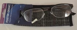 Foster Grant Warwick Reading Glasses +1.25 Black Frames. Fixed Price $24.99.