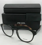 New Prada Reading Glasses Vpr 16T 1AB-1O1 52-18 140 Black Round Frames Readers. Fixed Price $289.99.