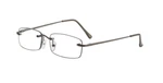 Icu Dr. Dean Edell Beaumont Men's Reading Glasses Gunmetal Rimless +2.25. Fixed Price $8.54.