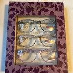 Judith Ripka Legacy Designer Reading Glasses 3 Pair Gray, Blush, Purple +2.00. Fixed Price $29.00.