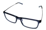 Tumi Mens Rectangle Crystal Navy Plastic Reading Glass Vtu 800 1.0 53MM. Fixed Price $99.99.