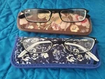 Lot Of 2 Womens Glasses Metal Frame Black White Calvin Klein Cynthia Rowley Read. Fixed Price $18.00.