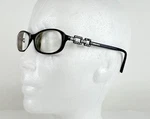 Prada Auth Black Metal Reading Readers Glasses Vpr 53 16 1AB 101 135MM. Fixed Price $62.98.