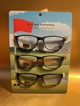 Nib +1.50 Box Set 3 Pairs By Max Studio Reading Glasses Readers. Fixed Price $27.77.