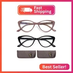 Eyeurl Cat Reading Glasses For Women - 2 Pack Blue Light Blocking Computer. Fixed Price $25.17.