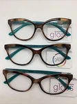 "3 Pair" Foster Grant Gloss Tessa Tel Teal Blue 1.00 Reading Glasses. Fixed Price $12.95.