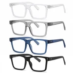 Tenuopticss Oversized Reading Glasses For Men 4 Pack Classic Square Large Tr.... Fixed Price $14.62.